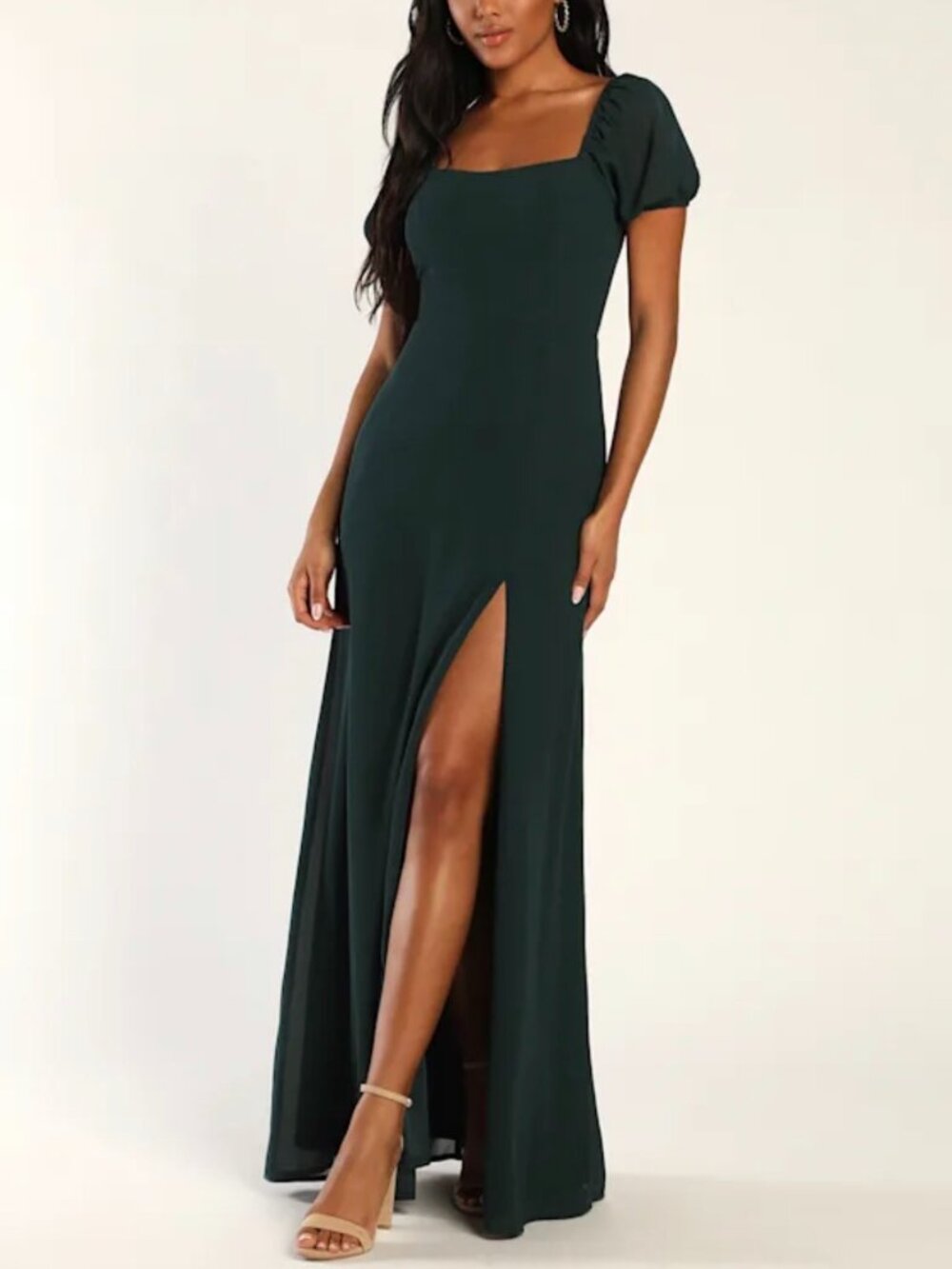 Emerald Lulus All About the Elegance Maxi Dress (XL)